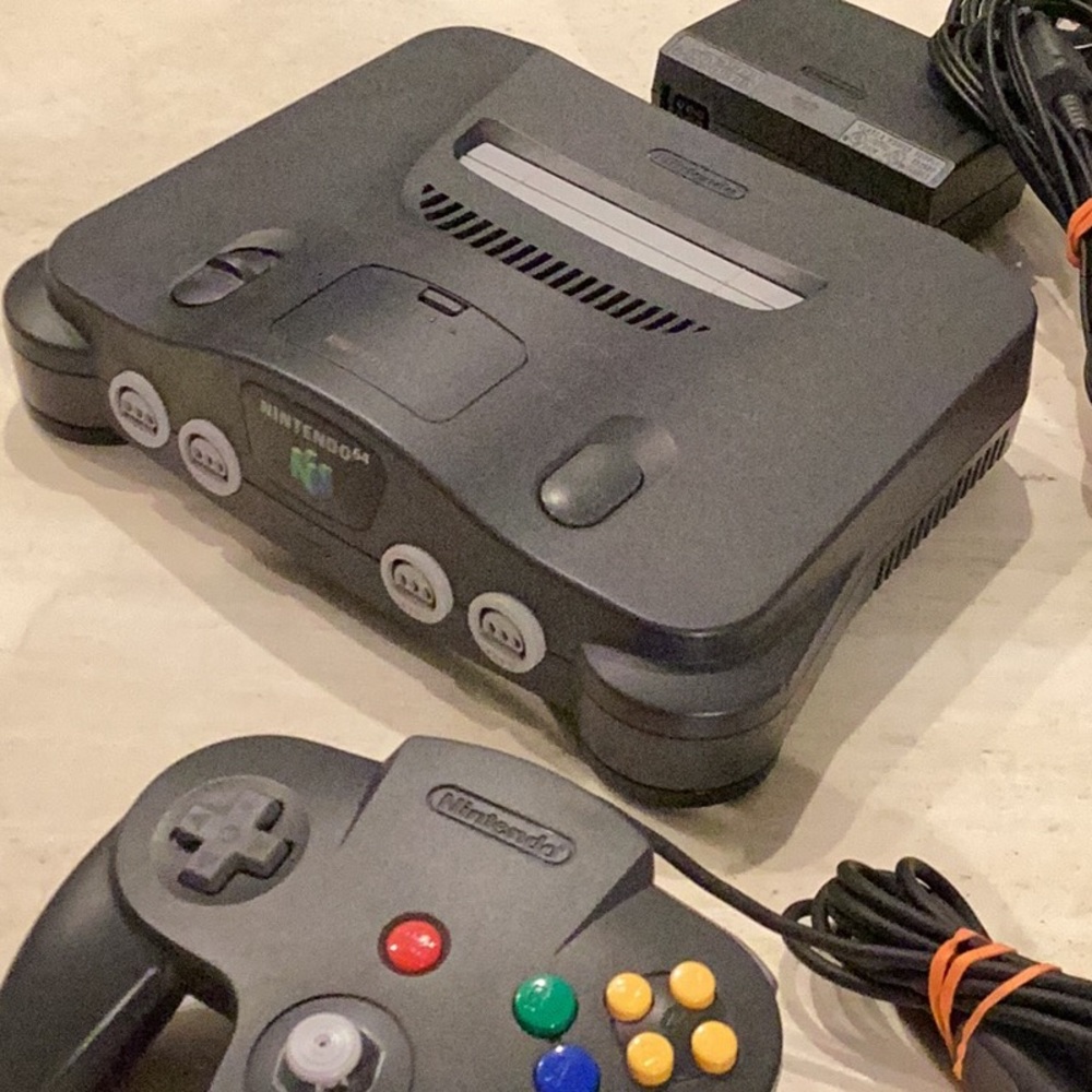 Nintendo 64 Console & N64 Controller Original Black OEM Authentic - Picture 9 of 15